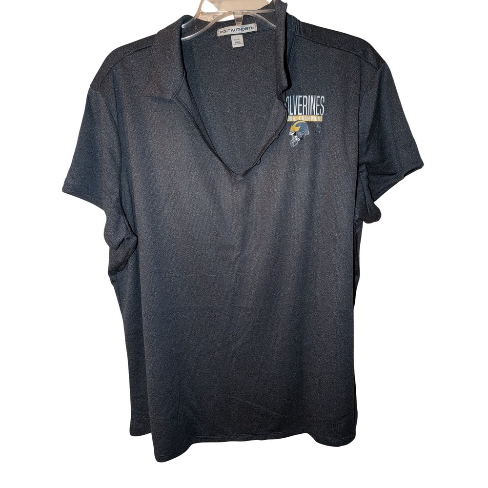 Port Authority Michigan Wolverines 2023 2024 National Champions Polo Shirt‎ XXL